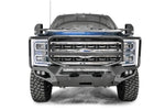 Fab Fours Bumper, Matrix Series, With Internal Winch Mount For 12,000 lb Warn Zeon Winch, Powder Coated Black Steel - FS23-X5950-1