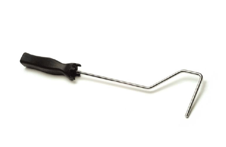 Redtree Industries Paint Roller, 4 in Frame, 10 in Handle, Compatible With 1/2 in Nap Or Foam Roller Covers - 36040