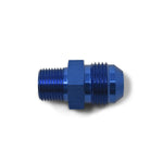 Russell Automotive Adapter Fitting, -6 AN To 1/4 in NPT, Blue, Aluminum - 660440