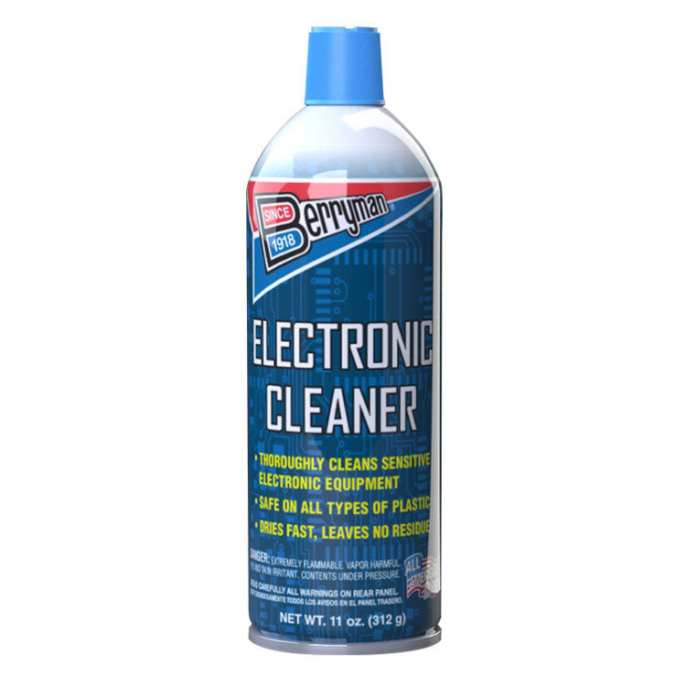 Berryman Electronic Cleaner, 11 oz Aerosol Can, VOC Compliant In All 50 States - 2206