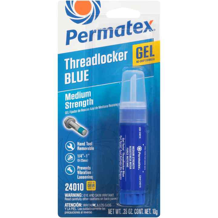 Permatex Thread Sealant, 10 Gram Tube, Blue Gel - 24010