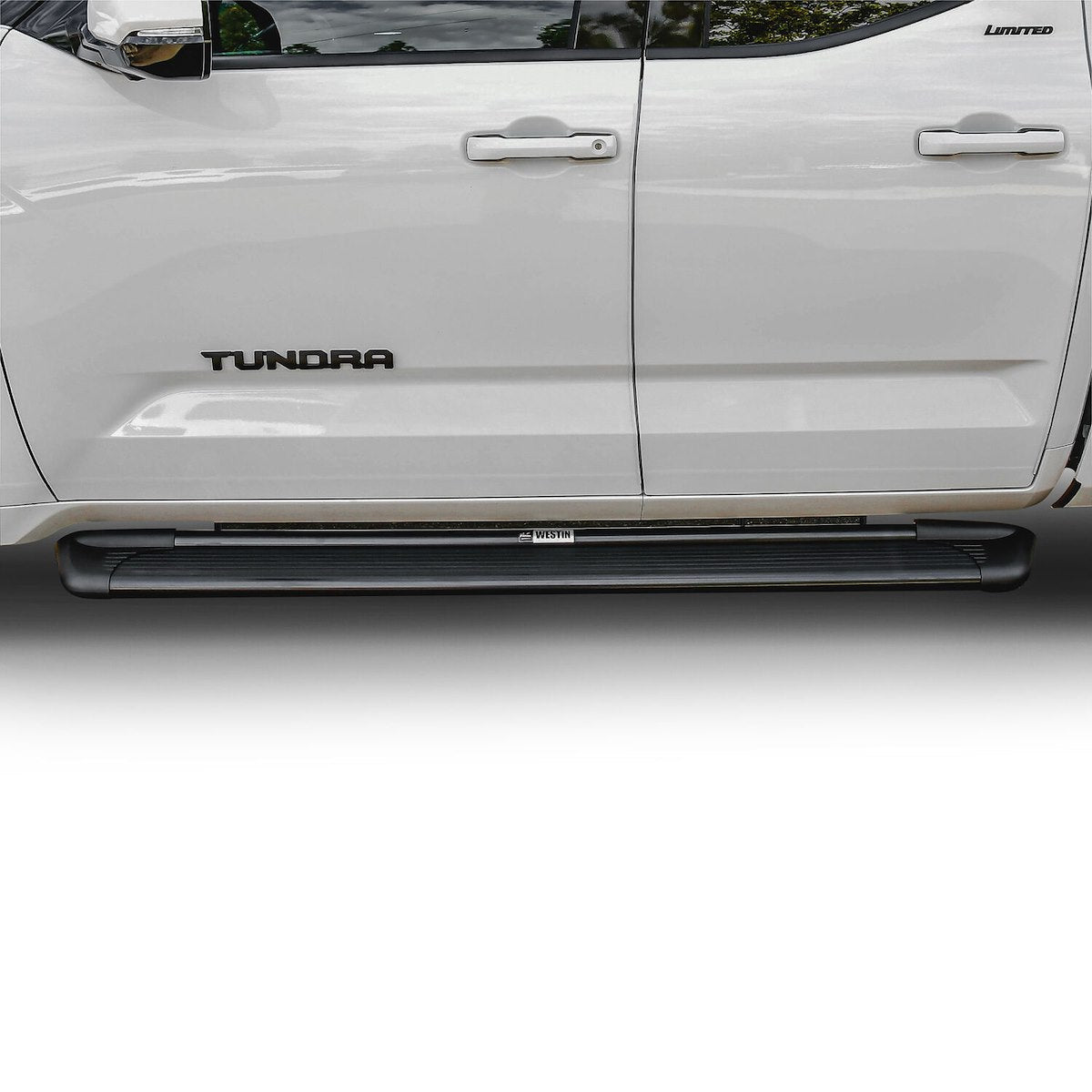 Westin Running Board, Black Powder Coated, Aluminum, 79 in Length - 27-6135