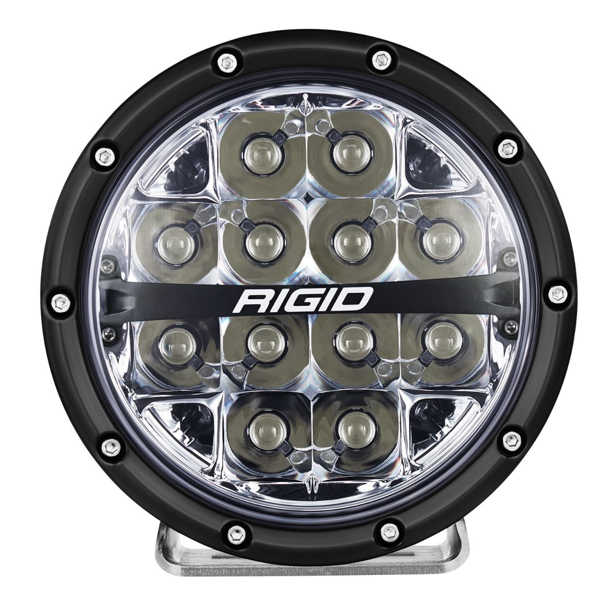 Rigid Industries Driving/Fog Light, 360 Series, LED Bulb, 6 in Round, Set Of 2 - 36412