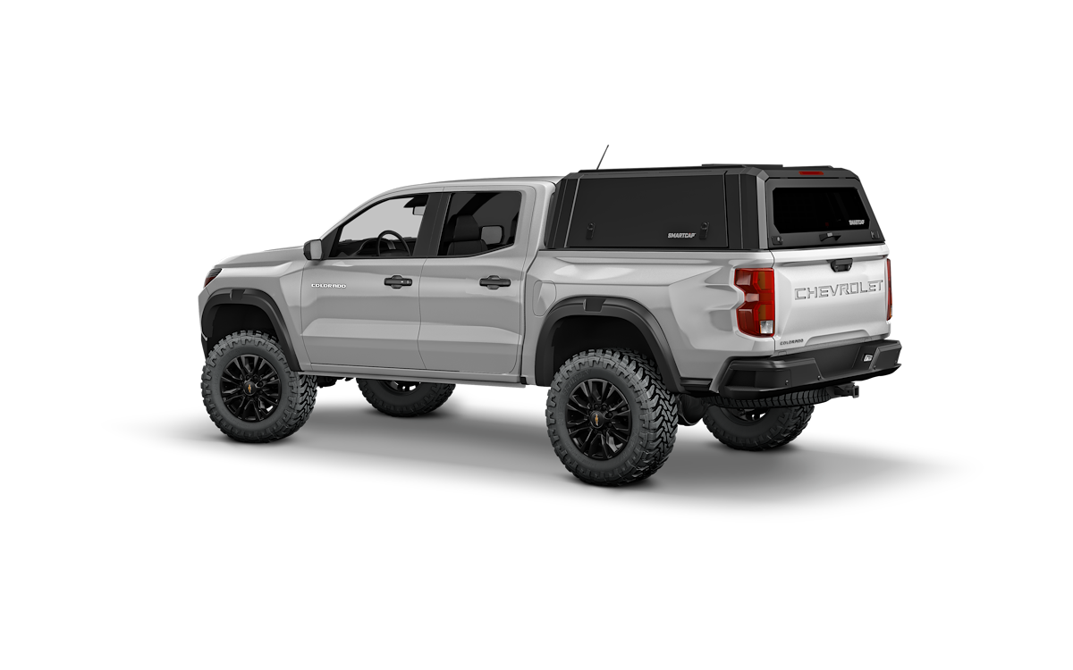 SmartCap Truck Cap, Holds Up To 330 lb When Moving And 770 lb When Parked, Matte Black, Stainless Steel - EA0113-MB