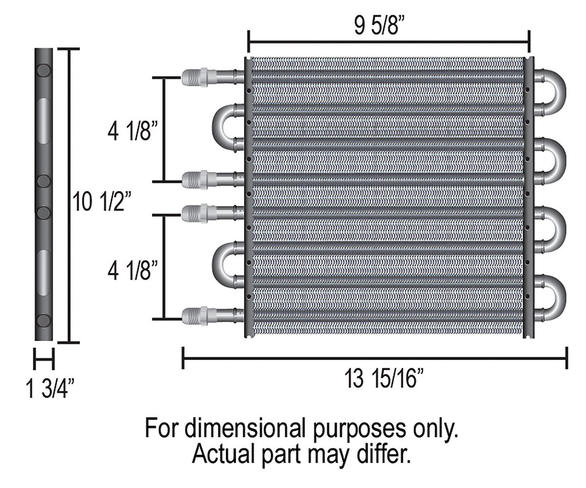 Derale Engine Oil and Automatic Transmission Oil Cooler 15301 product image 3
