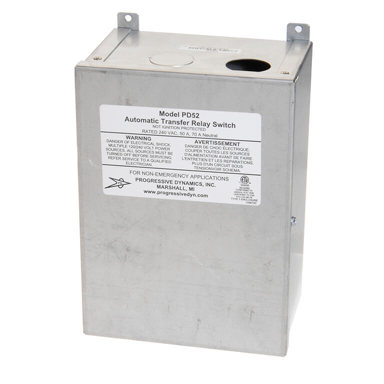 Progressive Dynamics Power Transfer Switch, 5200 Series, 240 V AC, 50 amp - PD52V