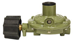 Marshall Excelsior Propane Regulator, QCC Type 1 Inlet x 3/8 in FNPT Outlet With 90 degree Vent, 140000 BTU, Die Cast Aluminum - MEGR-230-1618