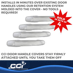 Coast2Coast Door Handle Covers CCIDH68571BBK product image 3