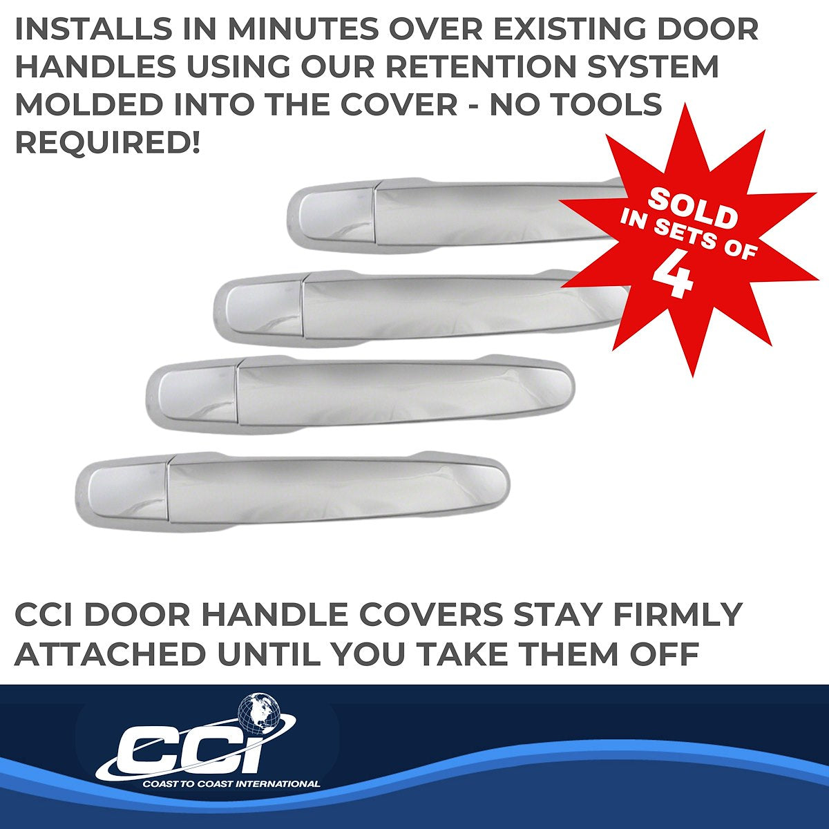 Coast2Coast Door Handle Covers CCIDH68571BBK product image 3