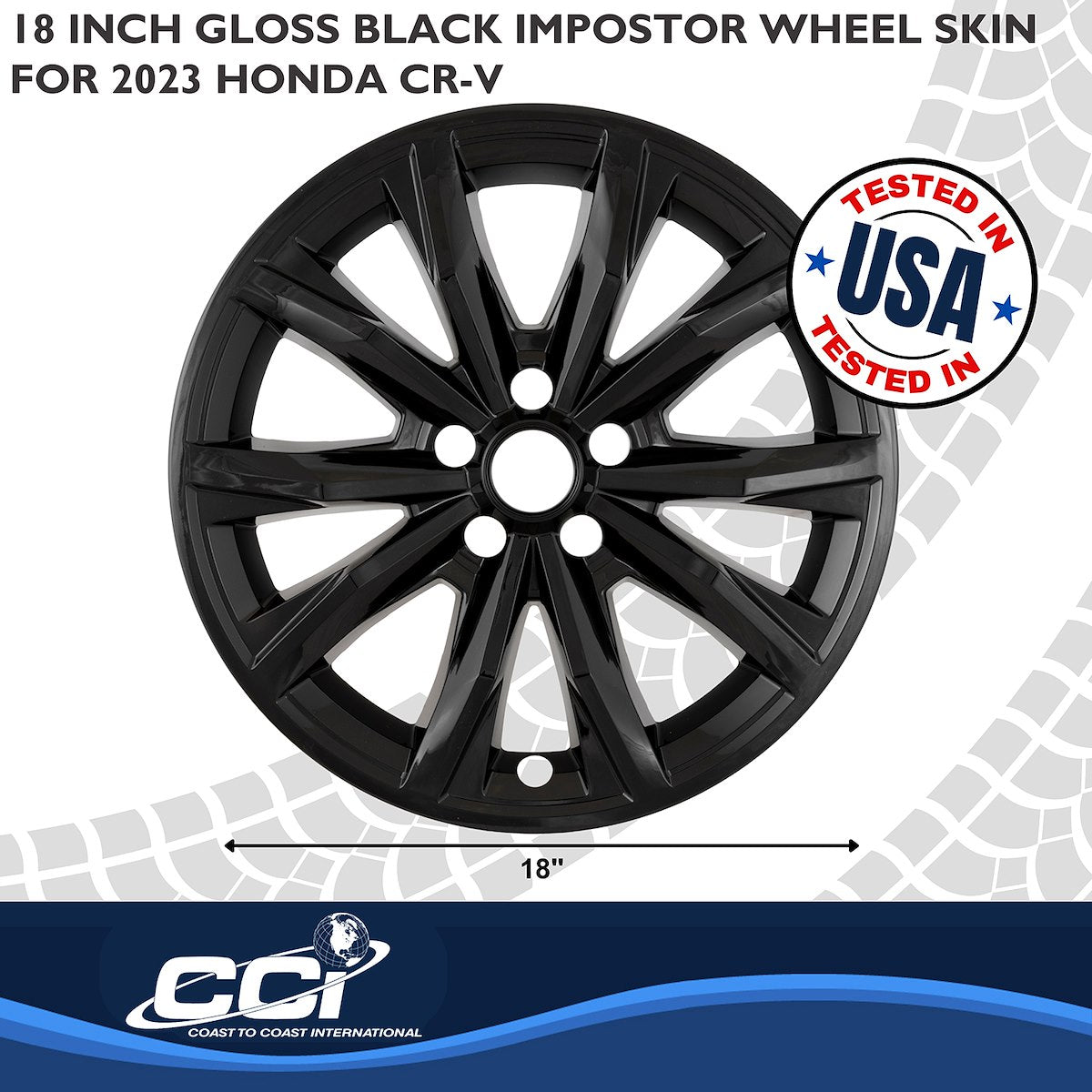Coast2Coast Wheel Skins & Styled Wheel Covers IMP510BLK product image 3