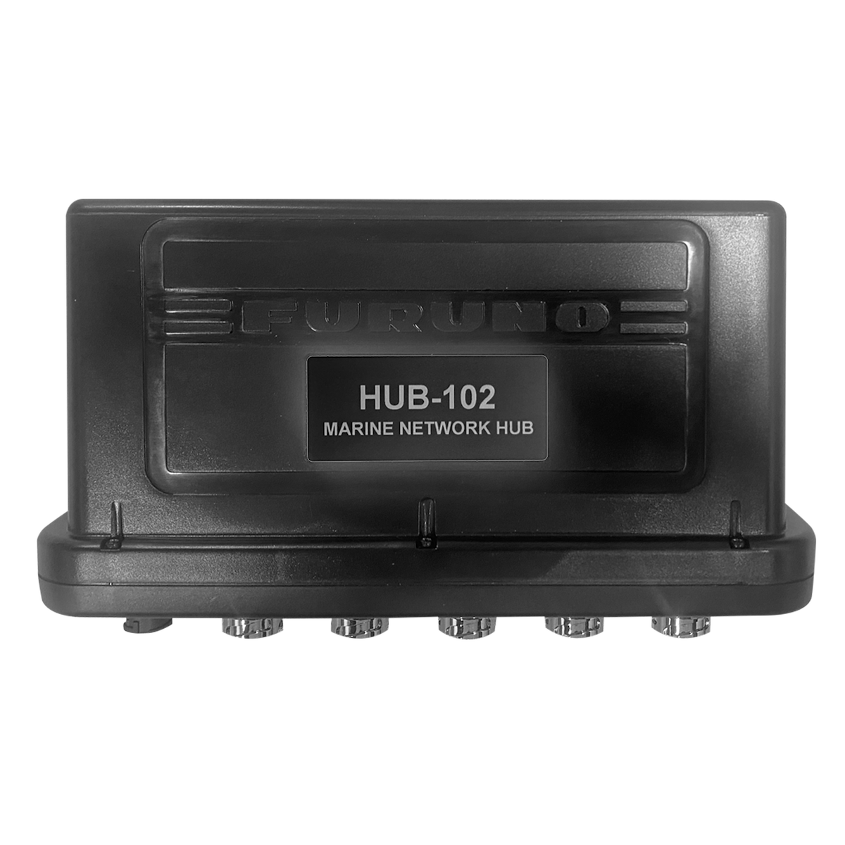 Furuno Ethernet Hub, For Use With NavNet series of Multi Function Displays, 5 Port, Black - HUB102