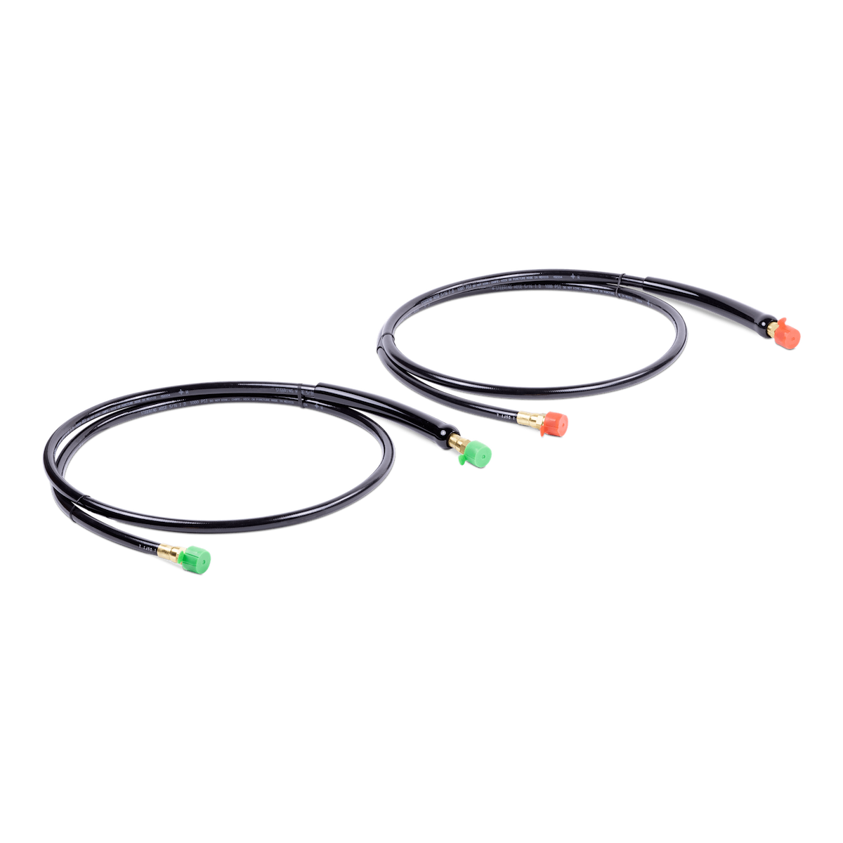 SeaStar Boat Steering System Hose, 6 ft Length, Black, Set Of 2 - HO5106