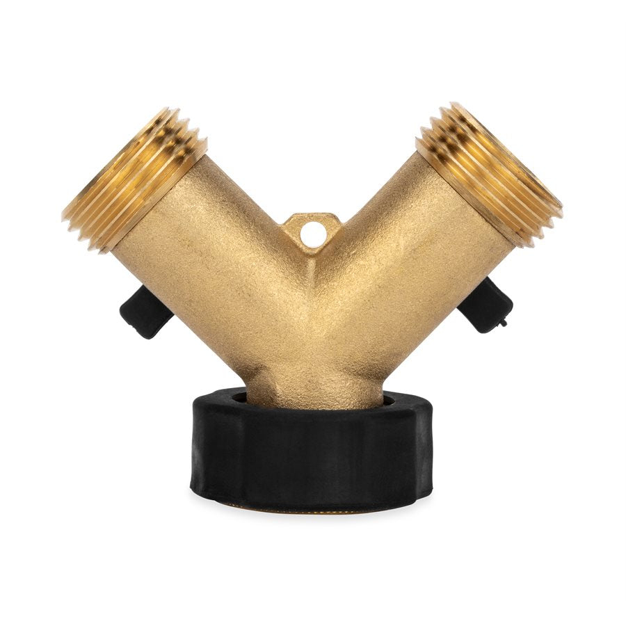 Camco Fresh Water Fill Hose Shut Off Valve, Brass, Complies With CA and VT Regulations For Brass Content - 20123