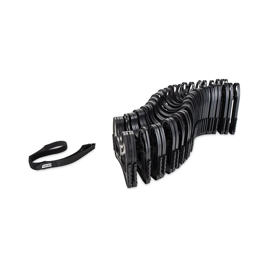 Camco Sewer Hose Support, Holds 30 ft Hose, Black - 43061
