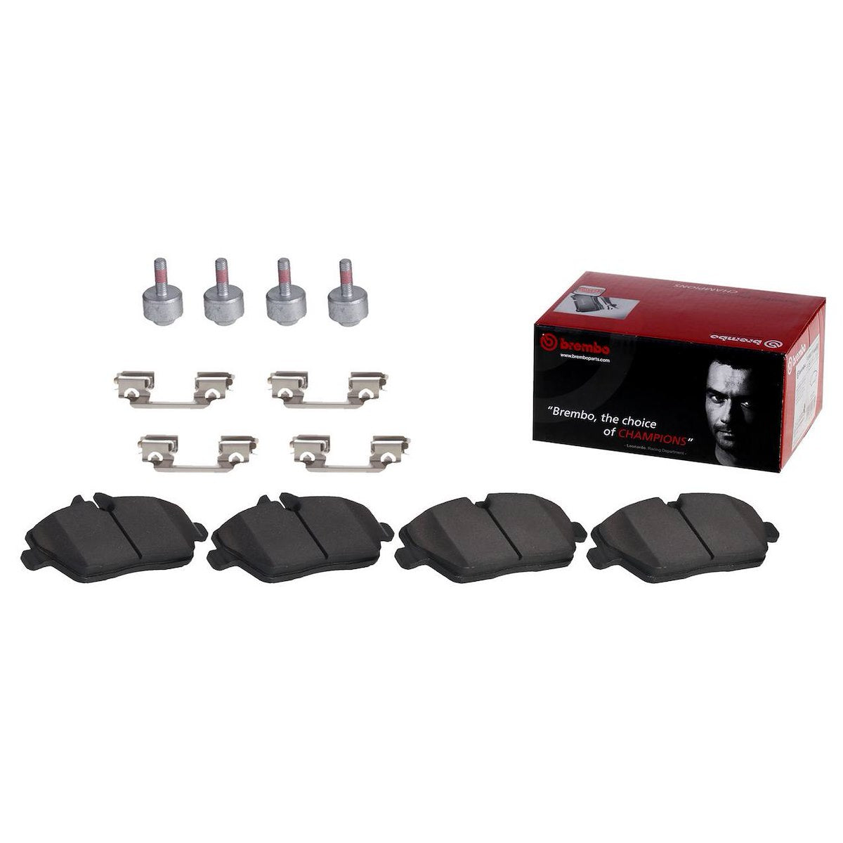 Brembo Brake Pad, FMSI Number D1308-8992, Ceramic, Set Of 4 - P06091N