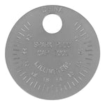Performance Tool Spark Plug Gapping Tool, 0.02 To 0.1 in/0.5 To 2.5 Millimeter Gap Range, With Tapered Hole Adjusts Electrode - W80535