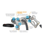 GPI Liquid Transfer Tank Pump, M-150S Series, 12 V DC, 15 gal Per Minute - 110000-99