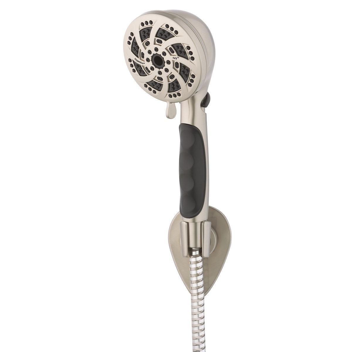 Oxygenics/ ETL Shower Head, Hand Held With 72 in Hose, With 5 Function Spray Settings, 3-3/4 in Outer Diameter - 92489