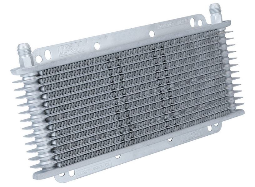 Flex-A-Lite Fluid Cooler, 11 in Width x 3/4 in Depth x 10 in Height, 30 Row, 3/8 in Barbed Fittings - 113800