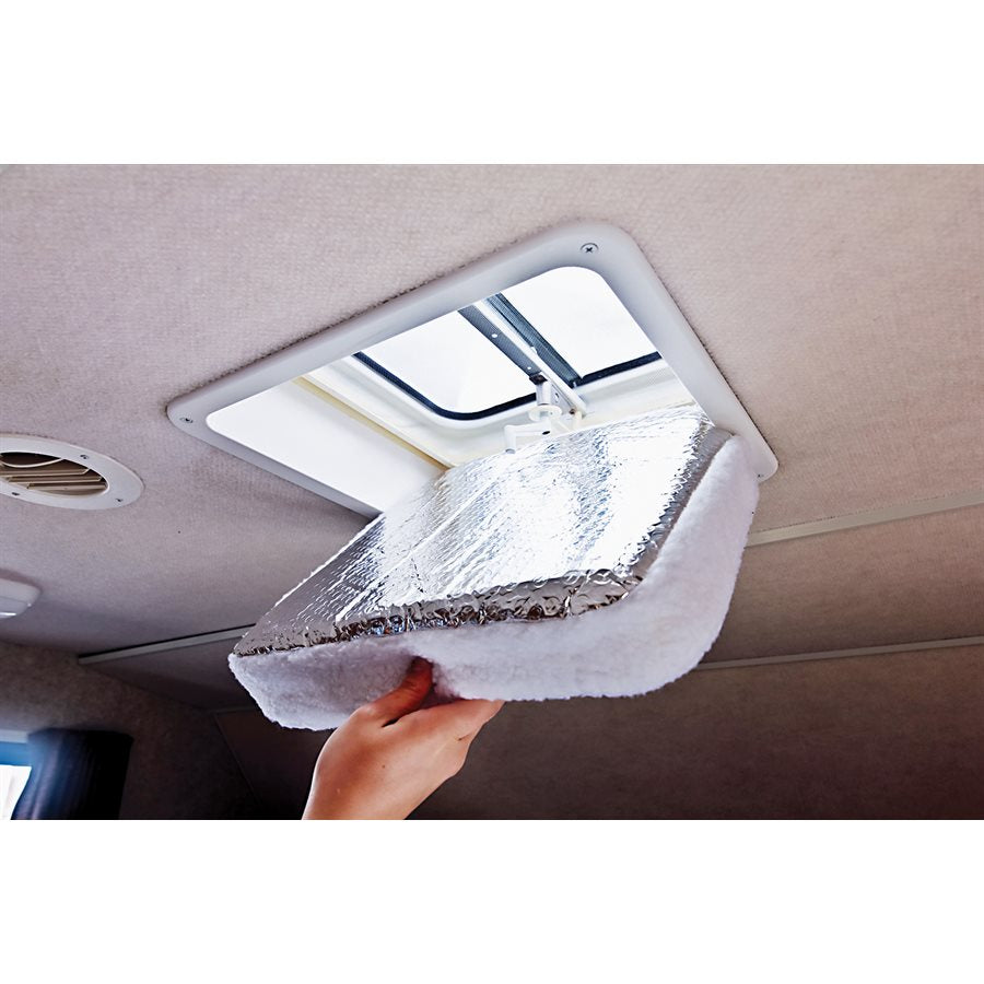 Camco Roof Vent Insulation, For 14 in x 14 in Vents, 3 in Foam With Reflective Backing - 45192