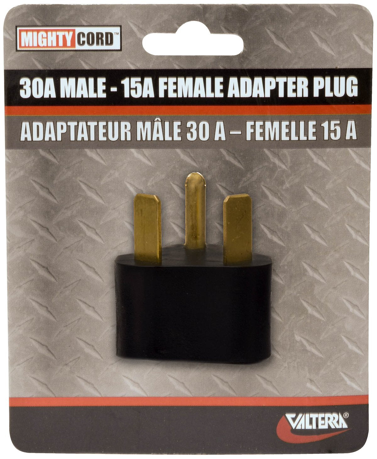 Valterra Power Cord Adapter, 30 amp Male To 15 amp Female, 30 amp - A10-3015AVP