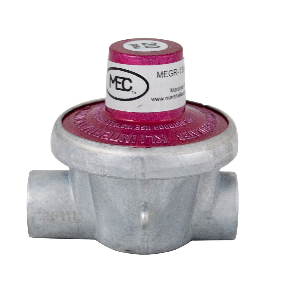 Marshall Excelsior Propane Regulator, 1/4 in Female NPT Inlet and 1/4 in Female NPT Outlet, 30 PSI, 1200000 BTU - MEGR-130-30P