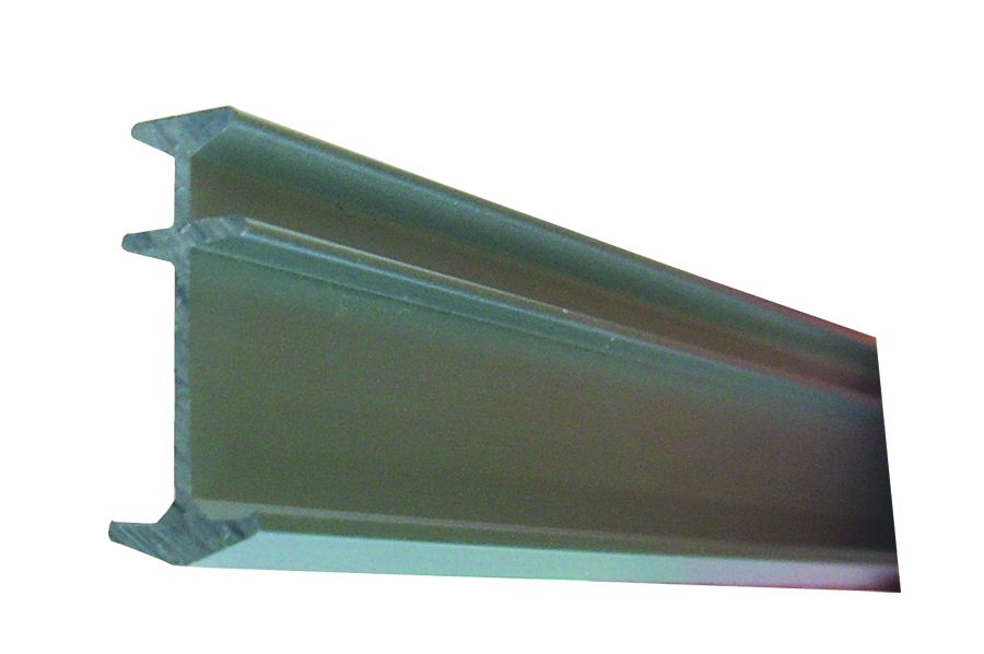 JR Products Window Curtain Track, 96 in Length, Aluminum - 80251