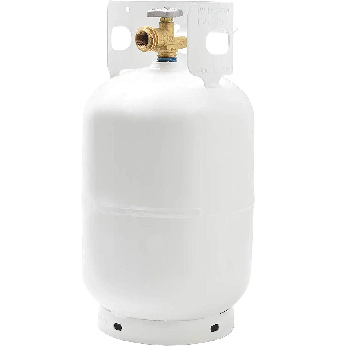 Flame King Propane Tank, 10 lb Capacity, 16.8 in Height x 9.1 in Diameter, 6.5 in Collar Diameter - YSN10LB