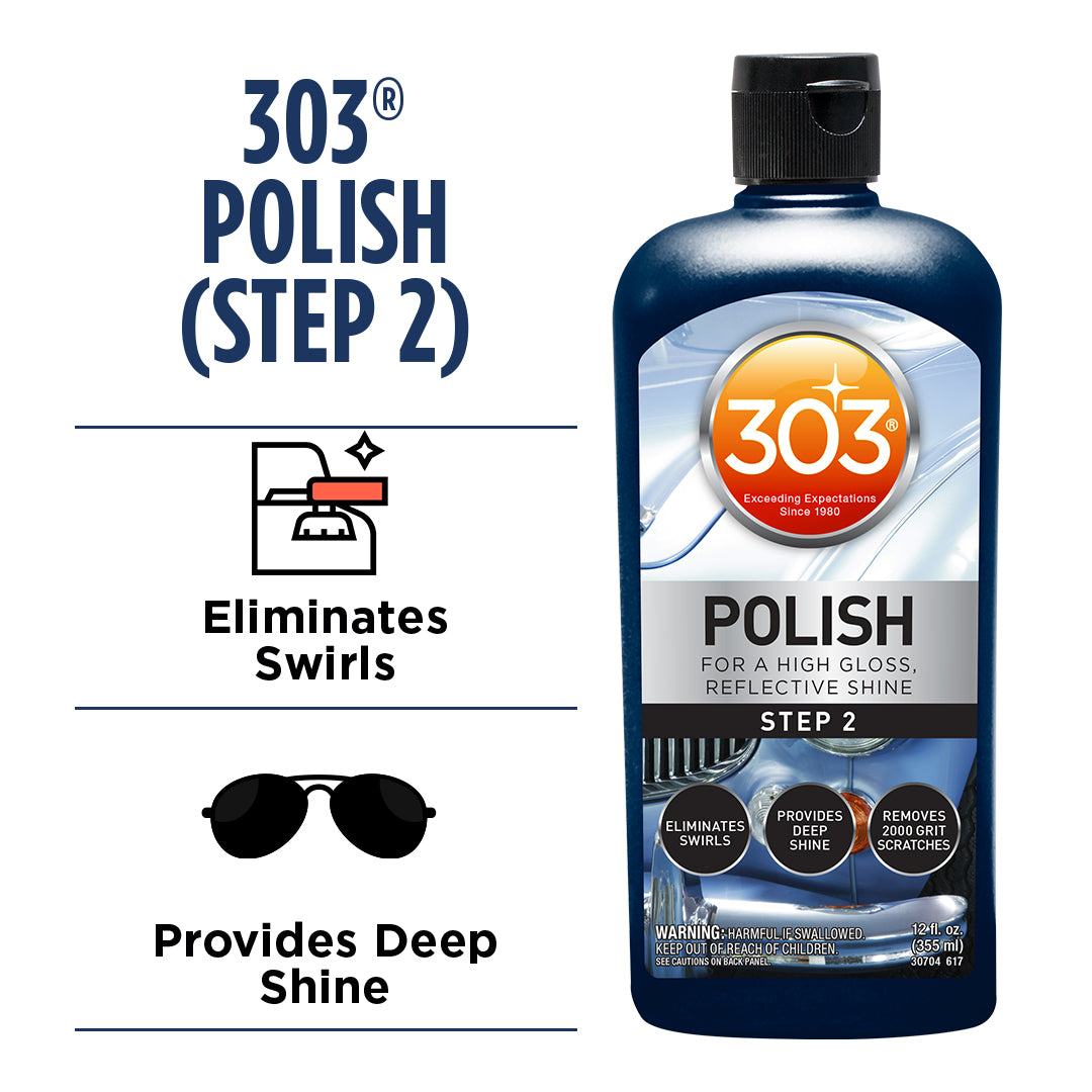 303 Products Inc. Polishing Compound, 303, 12 oz Bottle - 30704