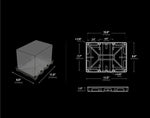 NOCO Battery Tray, For Use With Group 27 Batteries, 12-13/16 in Length x 6-15/16 in Width Inside Dimensions, Black - BT27