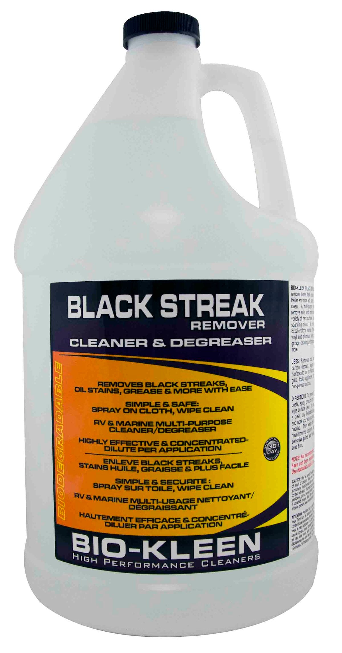 Bio-Kleen Black Streak Remover, Use To Remove Black Streaks/Grease/Scuff Marks/Oil Stains, 1 gal Jug - M00509