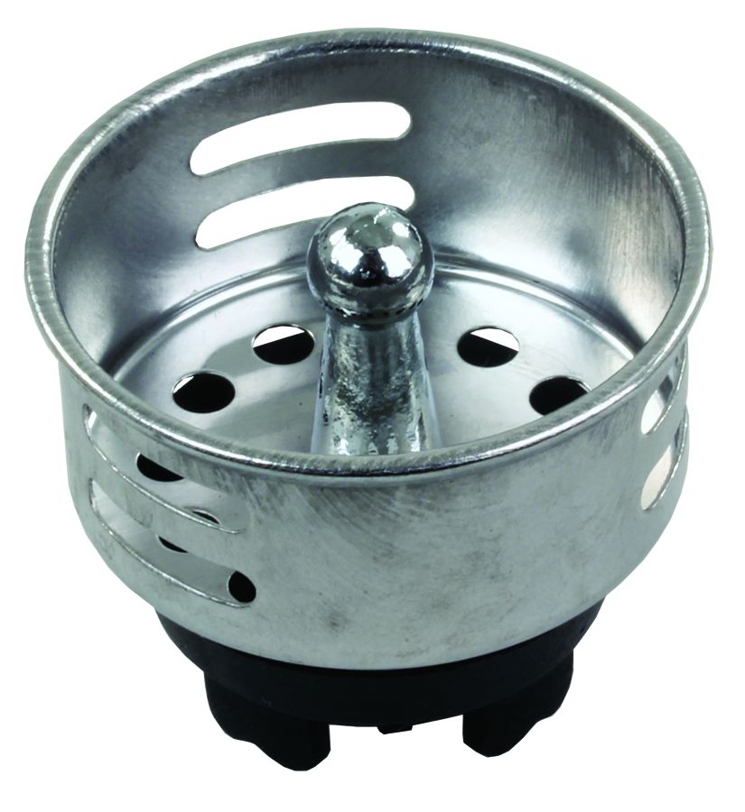 JR Products Sink Strainer Basket, Use With JR Products Strainer Part Number 95325, Die Cast Steel - 95005