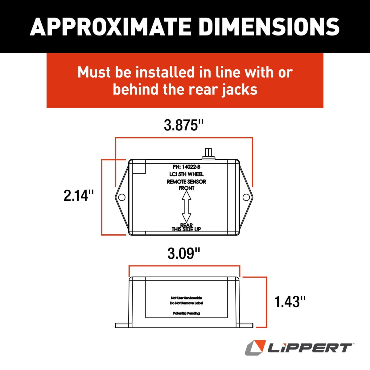 Lippert Leveling Jack Hall Effect Sensor - 232201