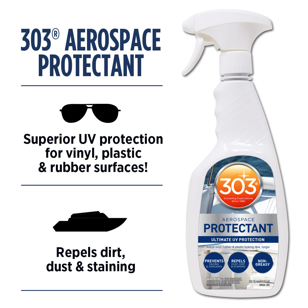 303 Products Inc. Vinyl Protectant, 32 oz, 1 Spray Bottle - 30306