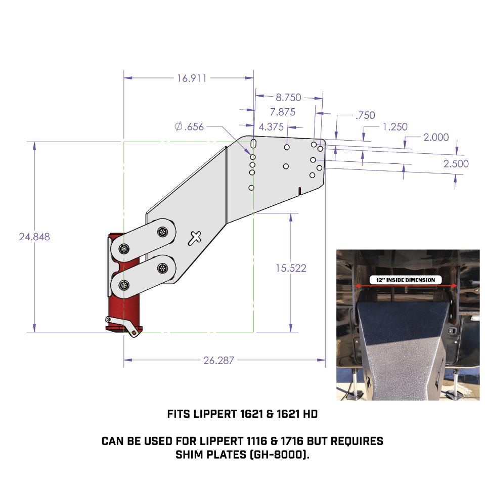 GEN-Y Hitch Fifth-Wheel to Gooseneck Couplers GH-8076AL product image 6
