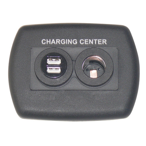 Valterra USB Outlet, Wired, Black - DG61023VP