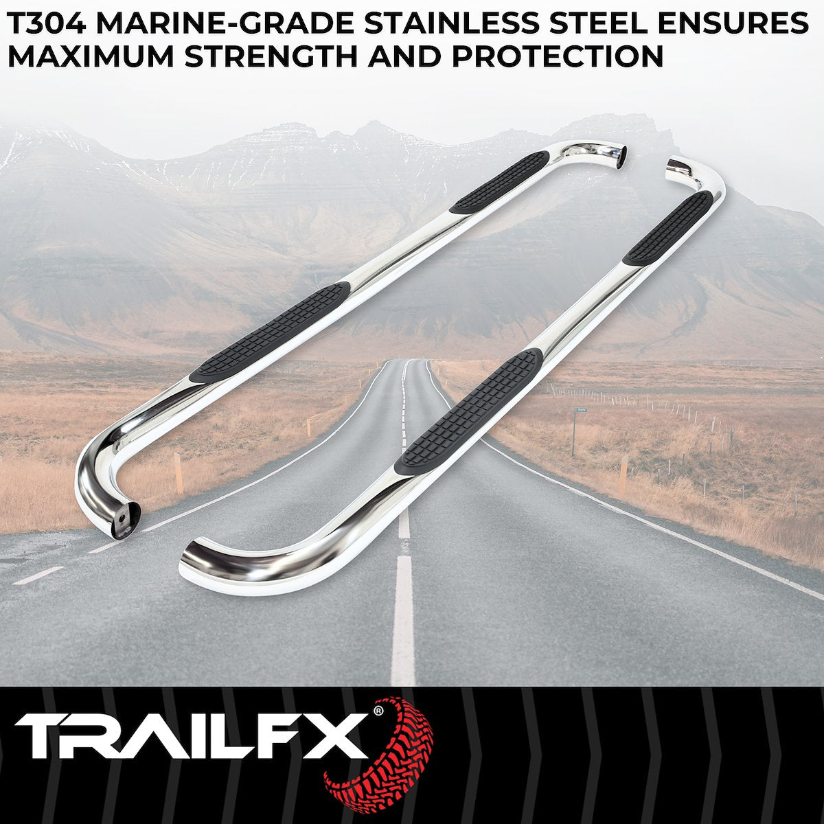 TrailFX Running Boards & Nerf Bars A0009S product image 2
