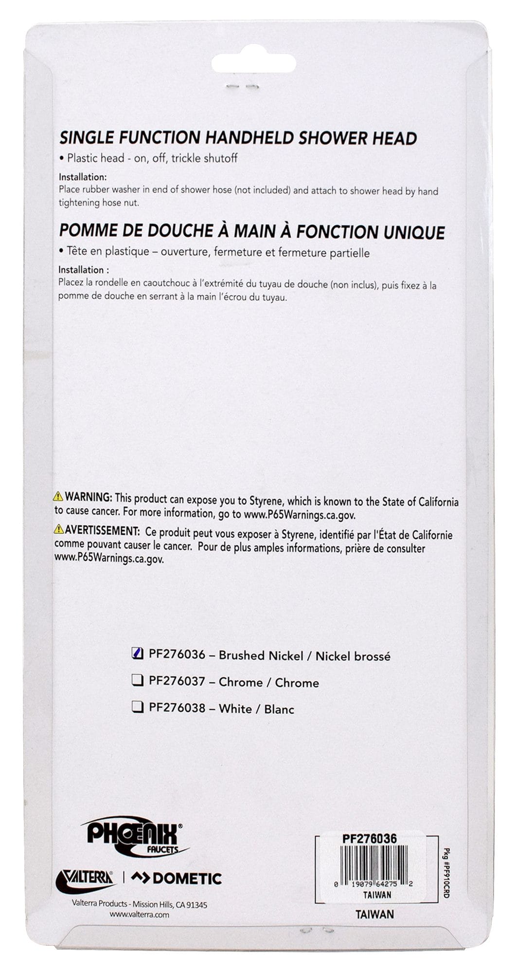 Phoenix Products Shower Head - PF276036