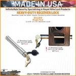 InfiniteRule Trailer Hitch Pin, For Use With 2 in Receiver, 5/8 in Diameter, 3-7/8 in Length Span Receiver Lock - 61194-S