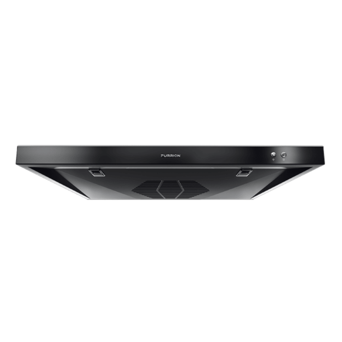 Furrion Stove Vent Hood, For 12 To 18 in Cabinet Depth, 10-11/16 in Width x 3-3/4 in Height Exhaust Duct, With LED Down Light - FHO23SACR-BL