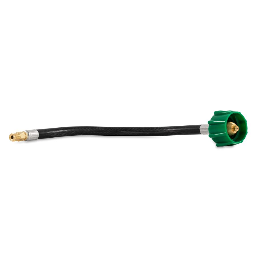 Camco Propane Hose, Type 1 ACME Nut x 1/4 in Inverted Male Flare, 12 in Length - 59053