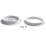 Valterra Heating/Cooling Register, 5 in Diameter, 7/8 in Collar, 360 degree Rotating/Dampered Vane Air Return - A10-3358VP