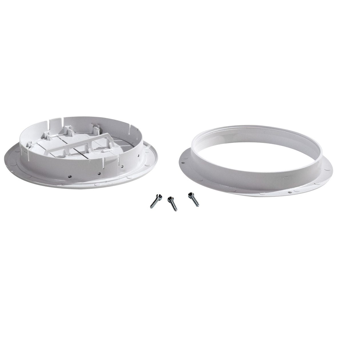 Valterra Heating/Cooling Register, 5 in Diameter, 7/8 in Collar, 360 degree Rotating/Dampered Vane Air Return - A10-3358VP