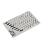 MSD Ignition Timing Tape, For Use With 5.25/6/6.375/6.75/7/7.25/7.5/8 in Harmonic Balancers - 8985