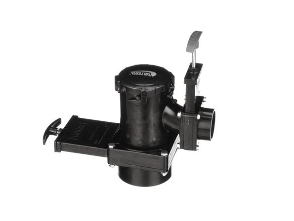 Valterra Sewer Waste Valve, Waste Valve For RV Black Water System, 3 in Waste Valve, With 3 in Hub x 1-1/2 in Hub x 3 in Bayonet Cap - T18