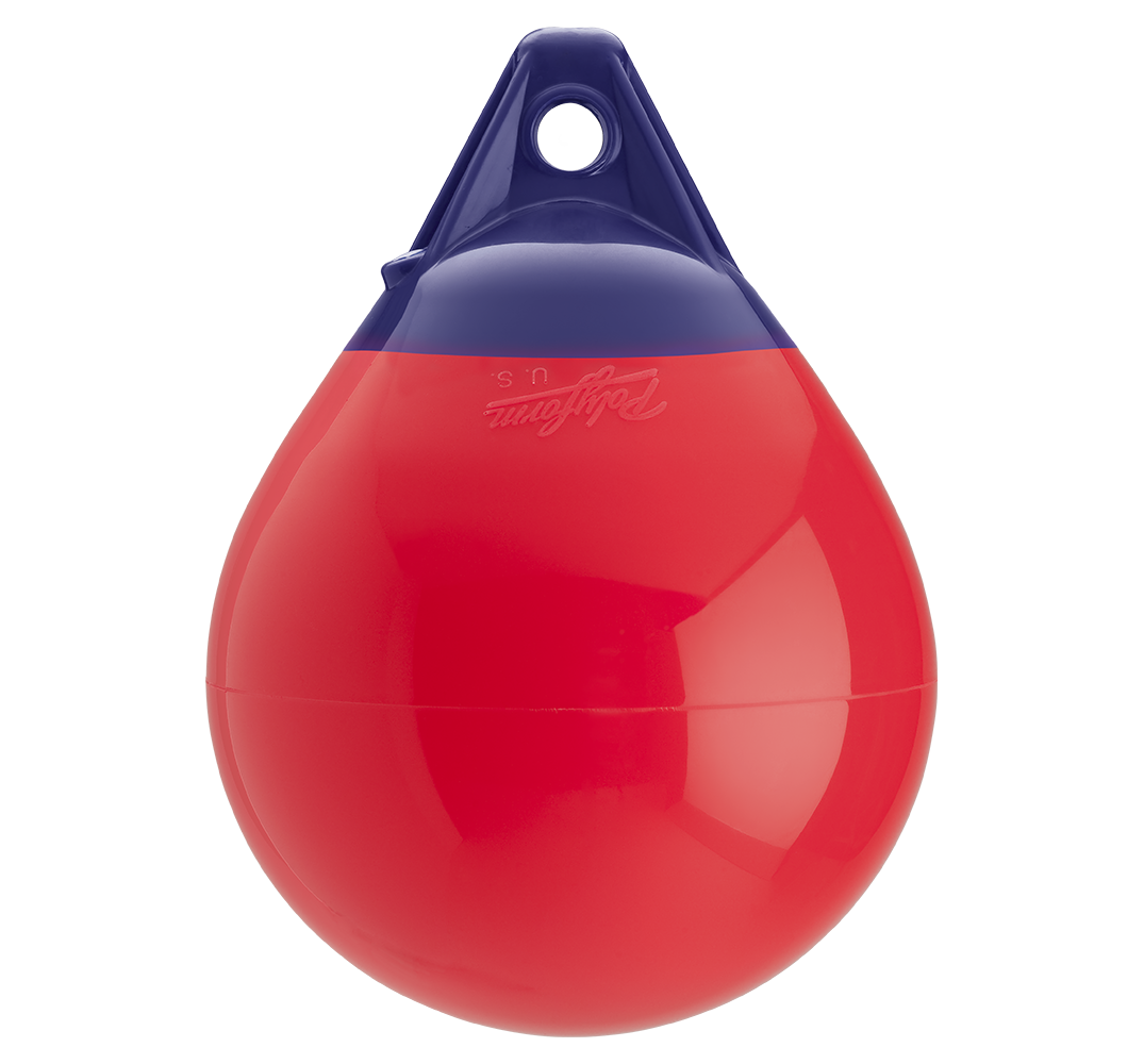 Polyform Mooring Buoy, A-Series, A-1 Model, 11 in Diameter x 15 in Length - 73-917-132