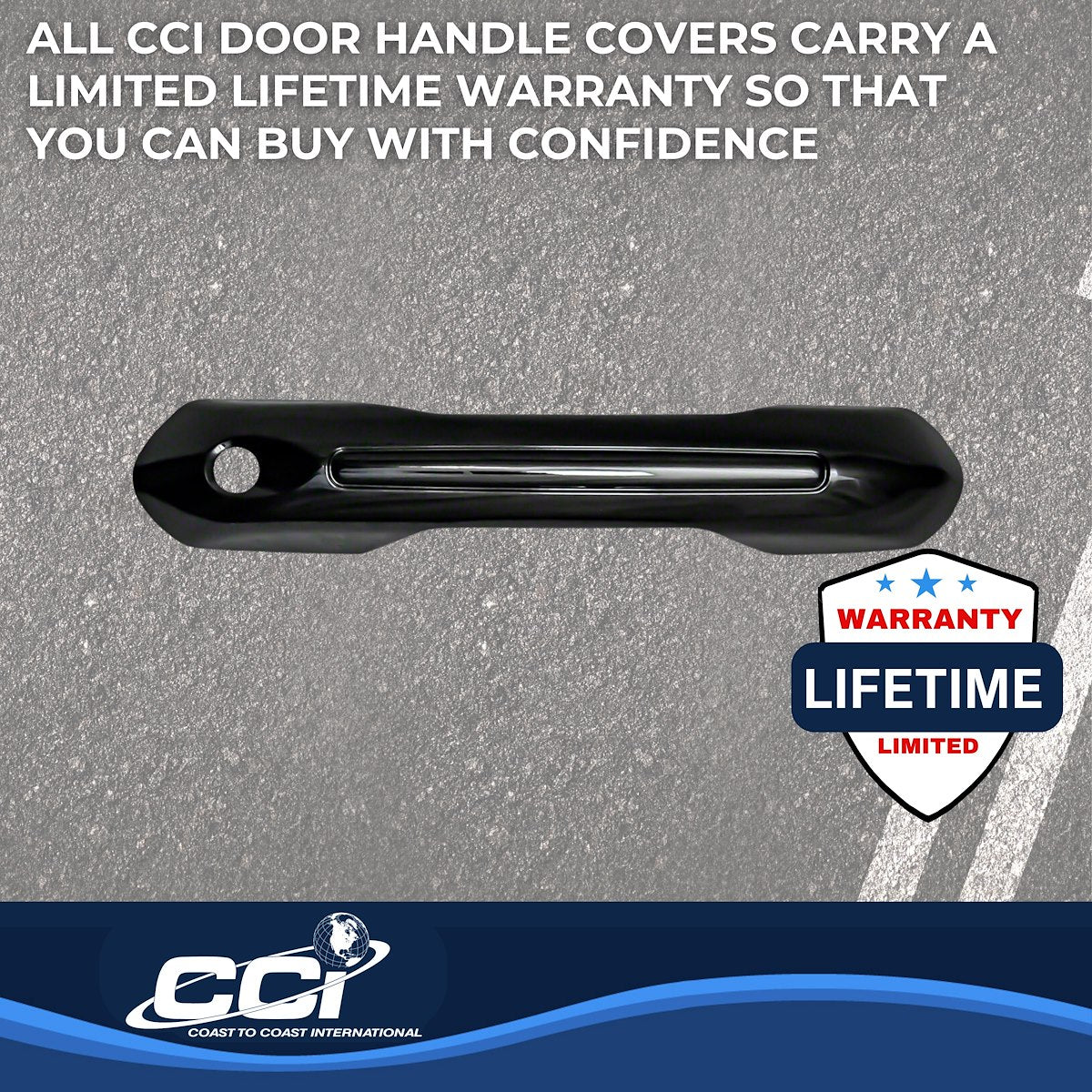Coast2Coast Door Handle Covers CCIDH68585BBK product image 4