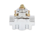 Holley Fuel Pressure Regulator, 4-1/2-9 PSI, 3/8 in NPT Inlet/Outlets, Satin Chrome - 12-803