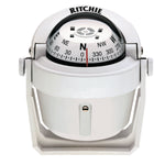 Ritchie Navigation Compass, White, 12 V Green Light, 2-3/4 in Direct Read Dial - B-51W