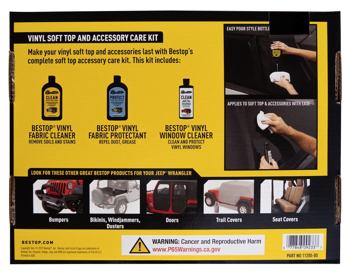 Bestop Soft Top Care Kit - 11215-00